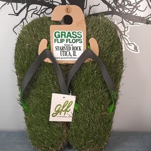 Grass Flip Flops GFF Large NWT